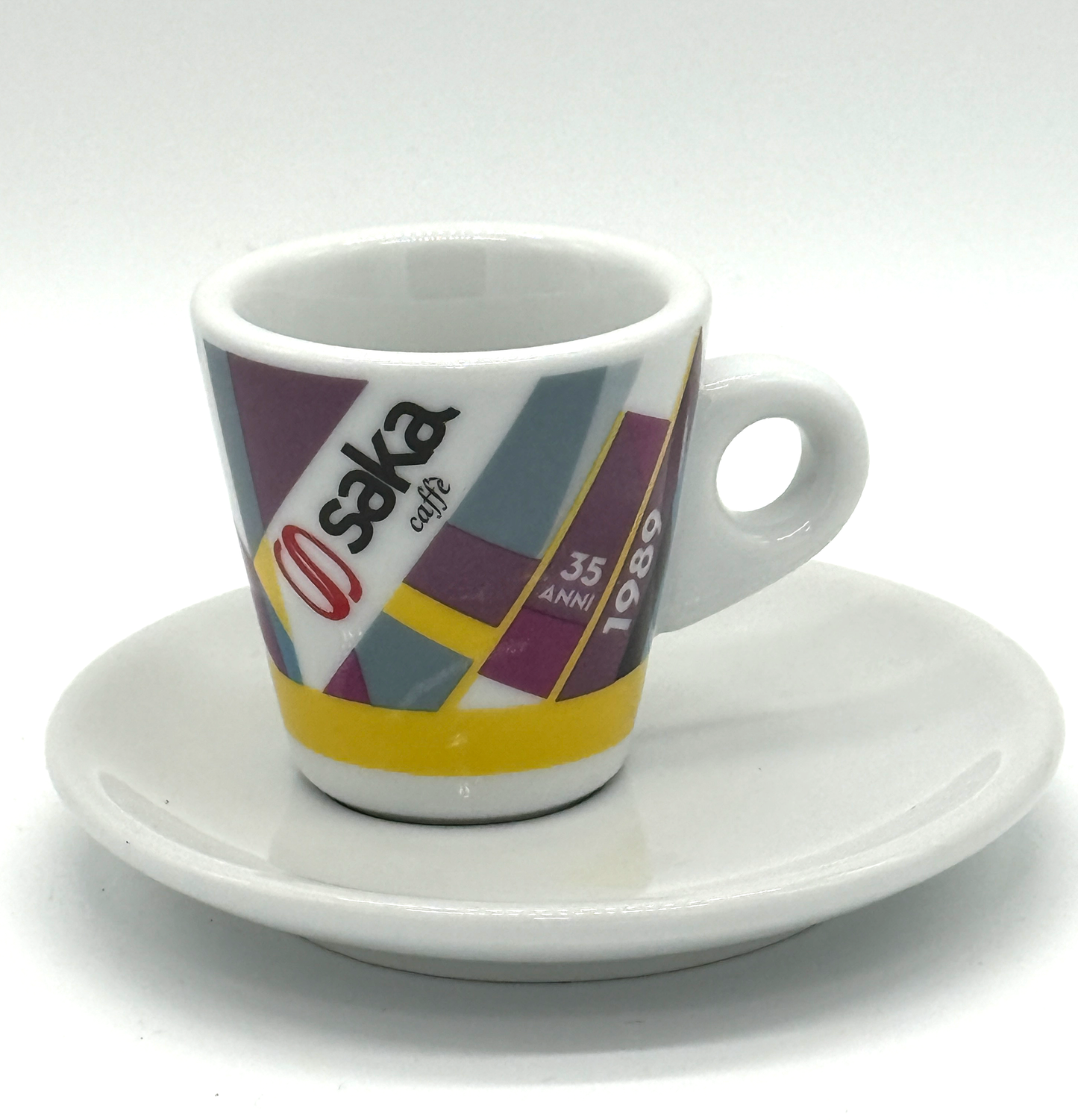 Saka Espresso Cup and Saucer - Modena 35th Anniversary - Next Batch (Pre-Order)