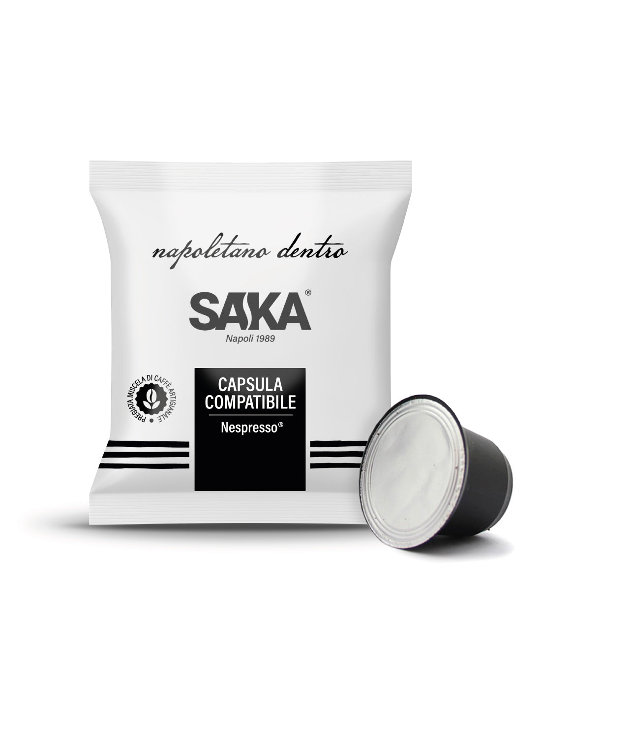 Saka Original Nespresso Style Capsules - 100 Qty