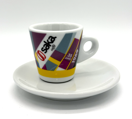 Saka Espresso Cup and Saucer - Modena 35th Anniversary