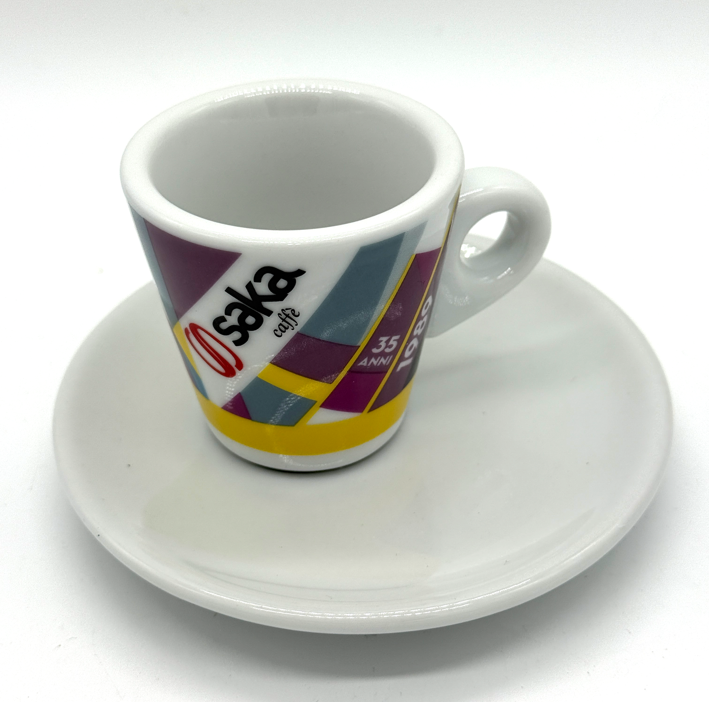 Saka Espresso Cup and Saucer - Modena 35th Anniversary