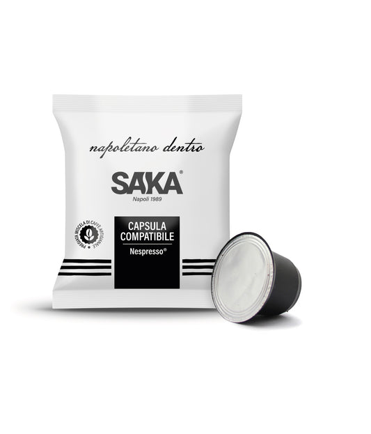 Saka Original Nespresso Style Capsules - 100 Qty